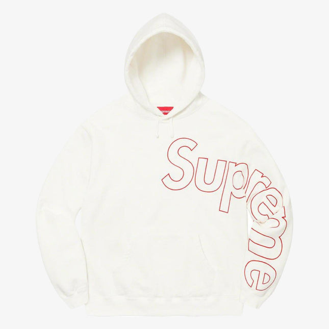 Supreme Hooded Sweatshirt 'Reflective' White (FW21) - SOLE SERIOUSS (1)