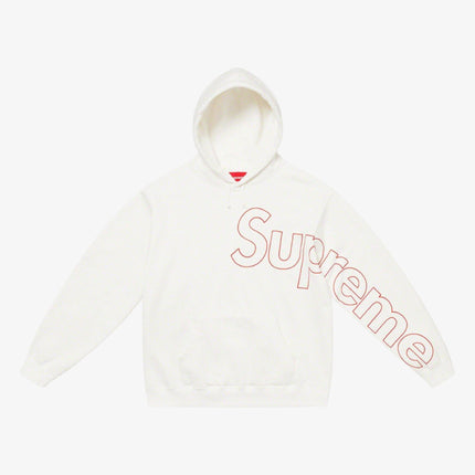 Supreme Hooded Sweatshirt 'Reflective' White (FW21) - SOLE SERIOUSS (2)