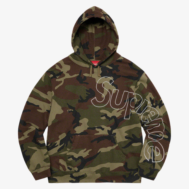 Supreme Hooded Sweatshirt 'Reflective' Woodland Camo (FW21) - SOLE SERIOUSS (1)