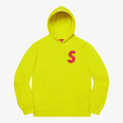 Supreme Hooded Sweatshirt 'S Logo' Acid Green (FW20) - SOLE SERIOUSS (1)