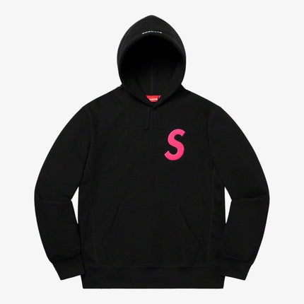 Supreme Hooded Sweatshirt 'S Logo' Black (FW19) - SOLE SERIOUSS (1)