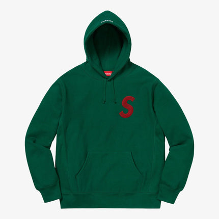 Supreme Hooded Sweatshirt 'S Logo' Dark Green FW18 - SOLE SERIOUSS (1)