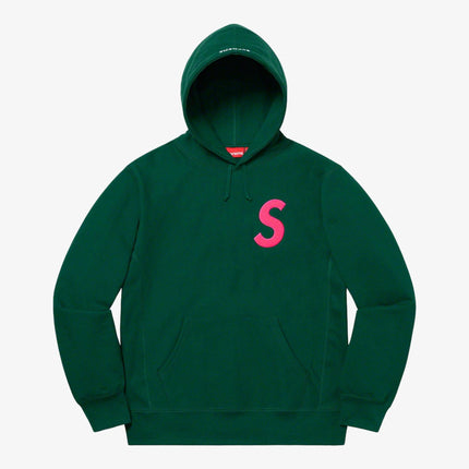 Supreme Hooded Sweatshirt 'S Logo' Dark Green (FW19) - SOLE SERIOUSS (1)