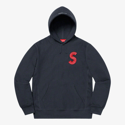 Supreme Hooded Sweatshirt 'S Logo' Navy (FW20) - SOLE SERIOUSS (1)