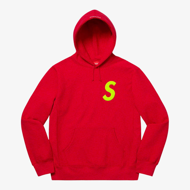 Supreme Hooded Sweatshirt 'S Logo' Red (FW19) - SOLE SERIOUSS (1)