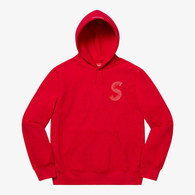 Supreme Hooded Sweatshirt 'S Logo' Red (FW20) - SOLE SERIOUSS (1)