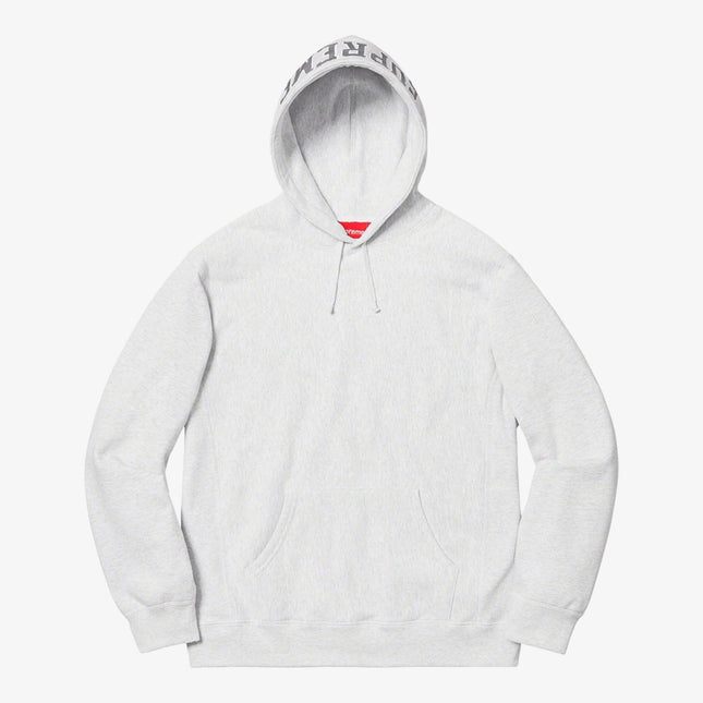 Supreme Hooded Sweatshirt 'Sequin Arc' Ash Grey (SS19) - SOLE SERIOUSS (1)