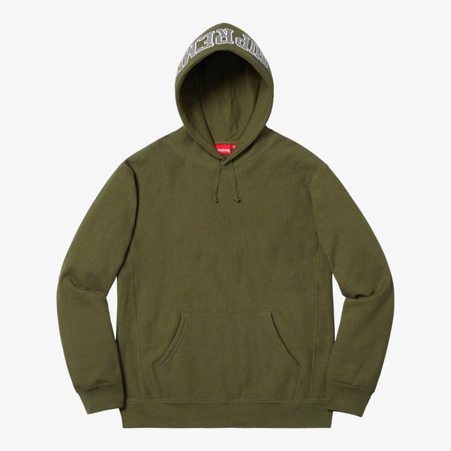 Supreme Hooded Sweatshirt 'Sequin Arc' Dark Olive (SS19) - SOLE SERIOUSS (1)