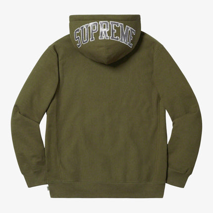 Supreme Hooded Sweatshirt 'Sequin Arc' Dark Olive SS19 - SOLE SERIOUSS (2)