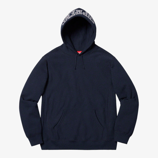 Supreme Hooded Sweatshirt 'Sequin Arc' Navy (SS19) - SOLE SERIOUSS (1)