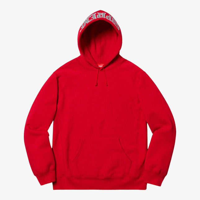 Supreme Hooded Sweatshirt 'Sequin Arc' Red (SS19) - SOLE SERIOUSS (1)