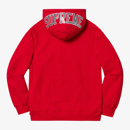 Supreme Hooded Sweatshirt 'Sequin Arc' Red SS19 - SOLE SERIOUSS (2)