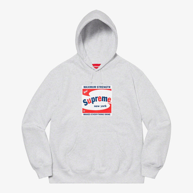 Supreme Hooded Sweatshirt 'Shine' Ash Grey (SS21) - SOLE SERIOUSS (1)