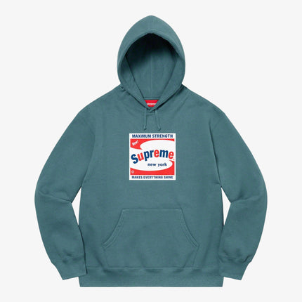 Supreme Hooded Sweatshirt 'Shine' Slate (SS21) - SOLE SERIOUSS (1)