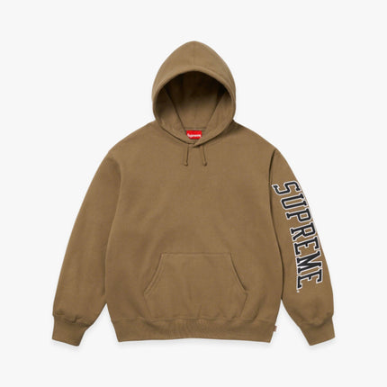 Supreme Hooded Sweatshirt 'Sleeve Arc' Dark Khaki (FW23) - SOLE SERIOUSS (1)