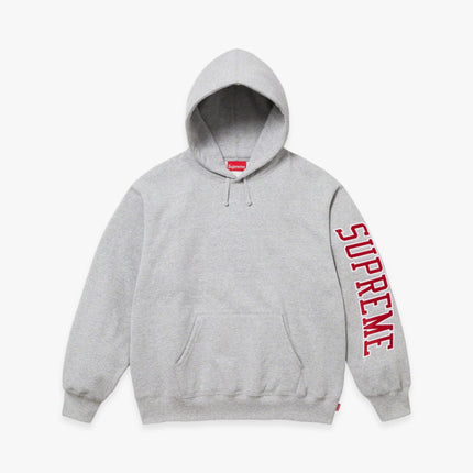 Supreme Hooded Sweatshirt 'Sleeve Arc' Heather Grey (FW23) - SOLE SERIOUSS (1)