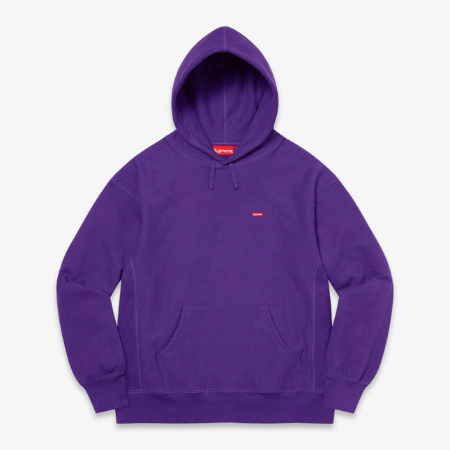 Supreme Hooded Sweatshirt 'Small Box' Purple (FW22) - SOLE SERIOUSS (1)