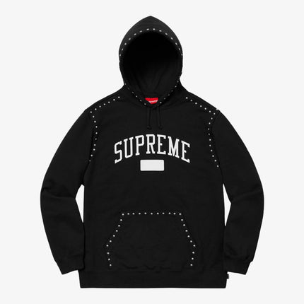 Supreme Hooded Sweatshirt 'Studded' Black FW18 - SOLE SERIOUSS (1)