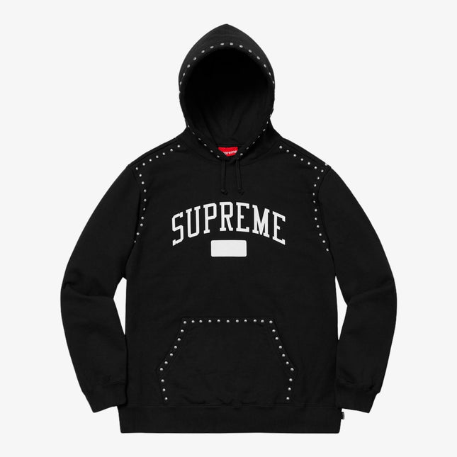 Supreme Hooded Sweatshirt 'Studded' Black (FW18) - SOLE SERIOUSS (1)