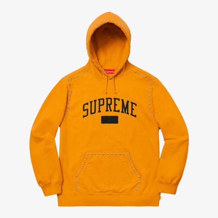 Supreme Hooded Sweatshirt 'Studded' Gold (FW18) - SOLE SERIOUSS (1)