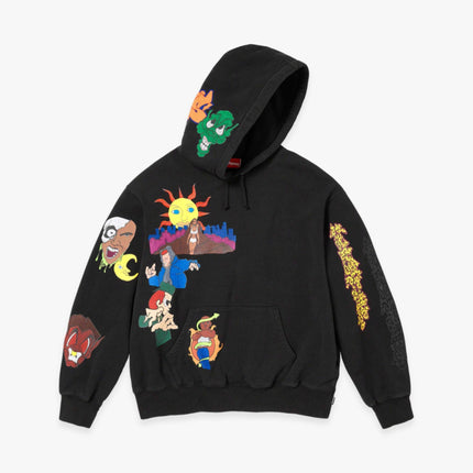 Supreme Hooded Sweatshirt 'Sunrise' Black (FW23) - SOLE SERIOUSS (1)