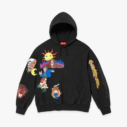 Supreme Hooded Sweatshirt 'Sunrise' Black (FW23) - SOLE SERIOUSS (2)