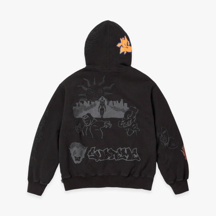 Supreme Hooded Sweatshirt 'Sunrise' Black (FW23) - SOLE SERIOUSS (3)