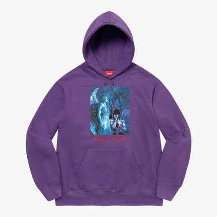 Supreme Hooded Sweatshirt 'The Crow' Dusty Purple (FW21) - SOLE SERIOUSS (1)