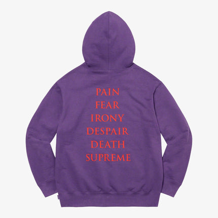 Supreme Hooded Sweatshirt 'The Crow' Dusty Purple (FW21) - SOLE SERIOUSS (2)