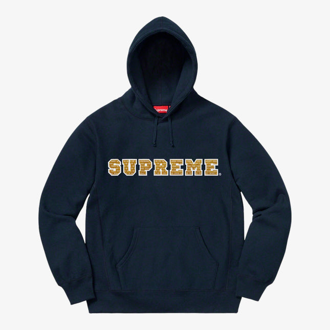 Supreme Hooded Sweatshirt 'The Most' Navy (FW19) - SOLE SERIOUSS (1)