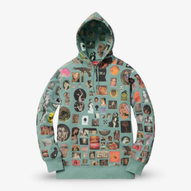 Supreme Hooded Sweatshirt 'Thrills' Seafoam (SS17) - SOLE SERIOUSS (1)