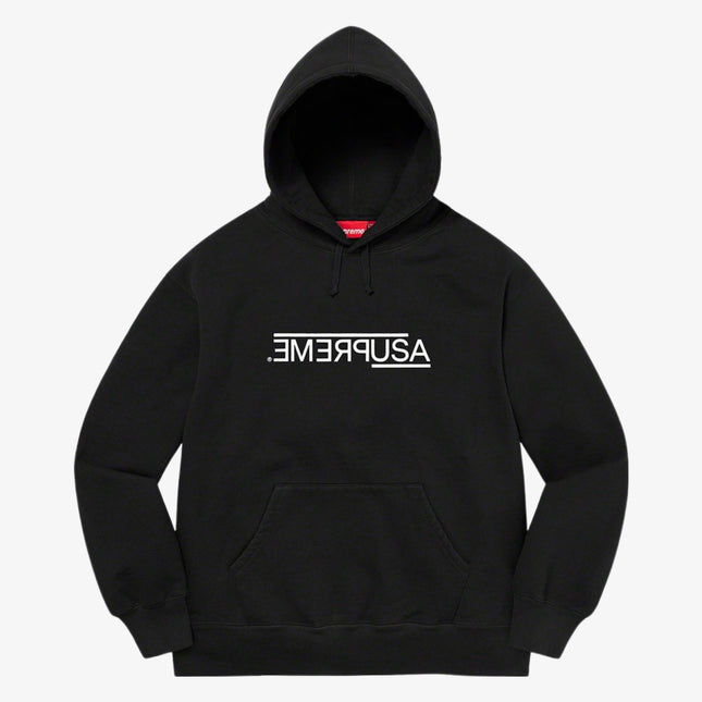 Supreme Hooded Sweatshirt 'USA' Black (FW21) - SOLE SERIOUSS (1)