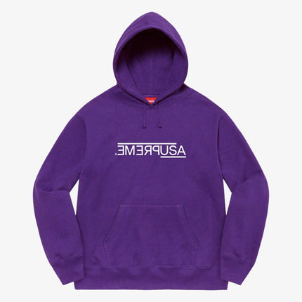 Supreme Hooded Sweatshirt 'USA' Purple FW21 - SOLE SERIOUSS (1)