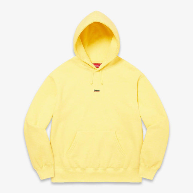 Supreme Hooded Sweatshirt 'Underline' Pale Yellow (FW22) - SOLE SERIOUSS (1)