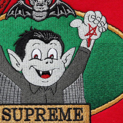 Supreme Hooded Sweatshirt 'Vampire Boy' Red (SS21) - SOLE SERIOUSS (2)