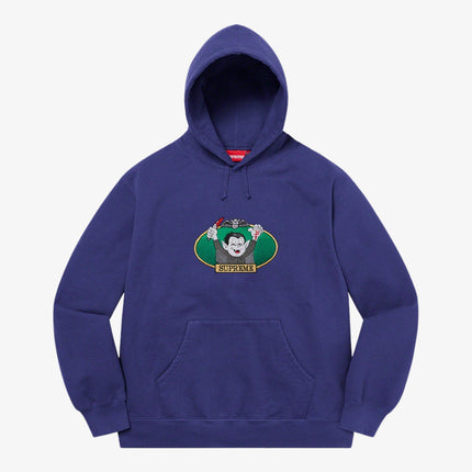 Supreme Hooded Sweatshirt 'Vampire Boy' Washed Navy (SS21) - SOLE SERIOUSS (1)