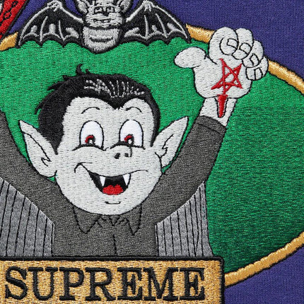 Supreme Hooded Sweatshirt 'Vampire Boy' Washed Navy (SS21) - SOLE SERIOUSS (2)