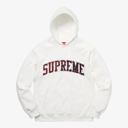 Supreme Hooded Sweatshirt 'Water Arc' White (FW18) - SOLE SERIOUSS (1)