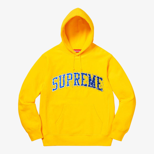 Supreme Hooded Sweatshirt 'Water Arc' Yellow (FW18) - SOLE SERIOUSS (1)