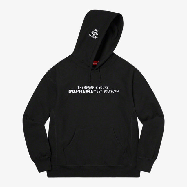 Supreme Hooded Sweatshirt 'World Is Yours' Black (SS21) - SOLE SERIOUSS (1)