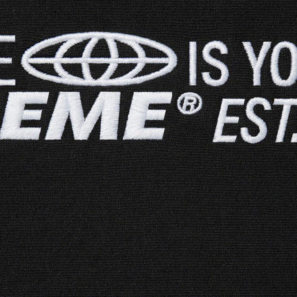 Supreme Hooded Sweatshirt 'World Is Yours' Black (SS21) - SOLE SERIOUSS (2)