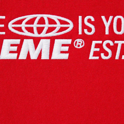 Supreme Hooded Sweatshirt 'World Is Yours' Red (SS21) - SOLE SERIOUSS (2)