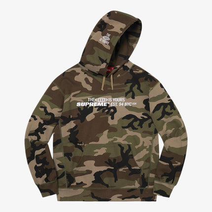 Supreme Hooded Sweatshirt 'World Is Yours' Woodland Camo (SS21) - SOLE SERIOUSS (1)