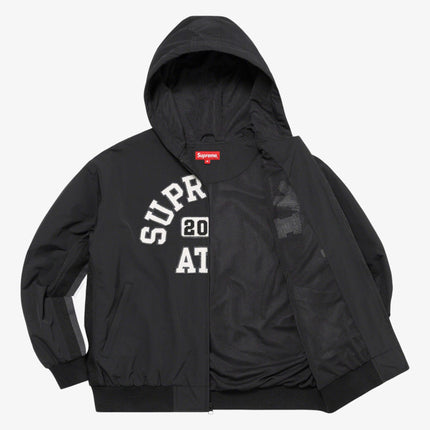 Supreme Hooded Track Jacket 'Applique' Black SS23 - SOLE SERIOUSS (2)