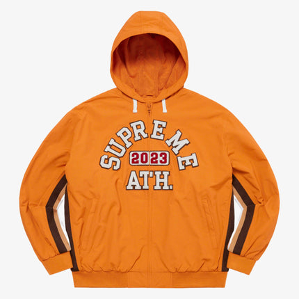 Supreme Hooded Track Jacket 'Applique' Orange SS23 - SOLE SERIOUSS (1)