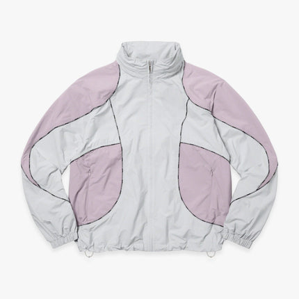 Supreme Hooded Track Jacket 'Logo Piping' Grey (FW23) - SOLE SERIOUSS (3)