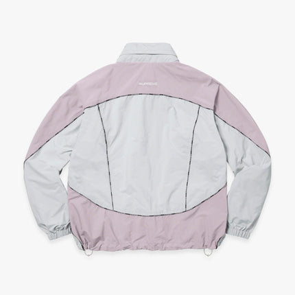 Supreme Hooded Track Jacket 'Logo Piping' Grey (FW23) - SOLE SERIOUSS (4)