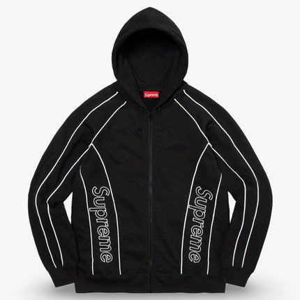 Supreme Hooded Track Paneled Zip Up Hooded Sweatshirt Black (FW21) - SOLE SERIOUSS (1)