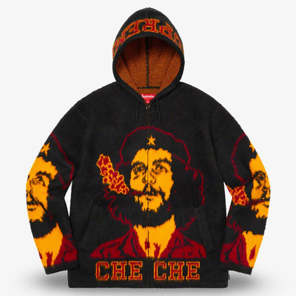 Supreme Hooded Zip Up Sweater 'Che' Black (SS21) - SOLE SERIOUSS (1)