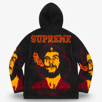 Supreme Hooded Zip Up Sweater 'Che' Black (SS21) - SOLE SERIOUSS (2)